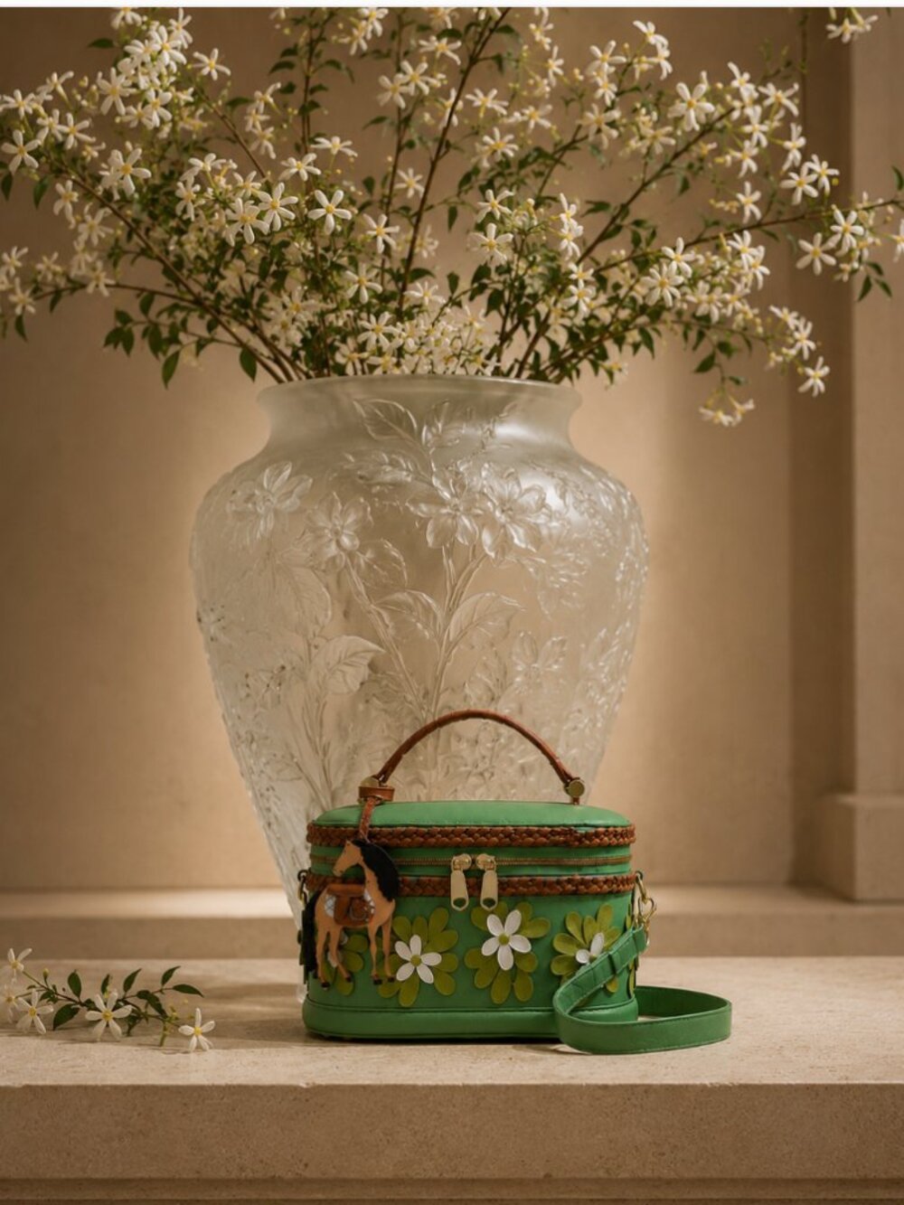 Radley London Lunar New Year SS26 Year of the Horse Green Leather Crossbody NWT - Picture 14 of 16